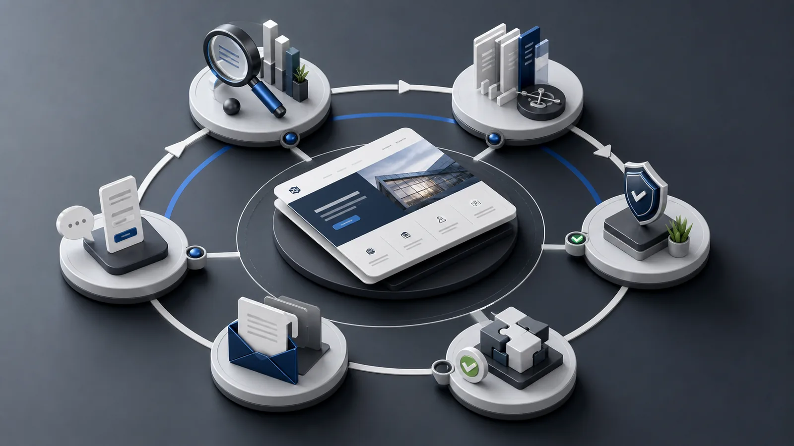 Customer Journey im B2B Bereich mit Recherche, Vergleich und Anfrage