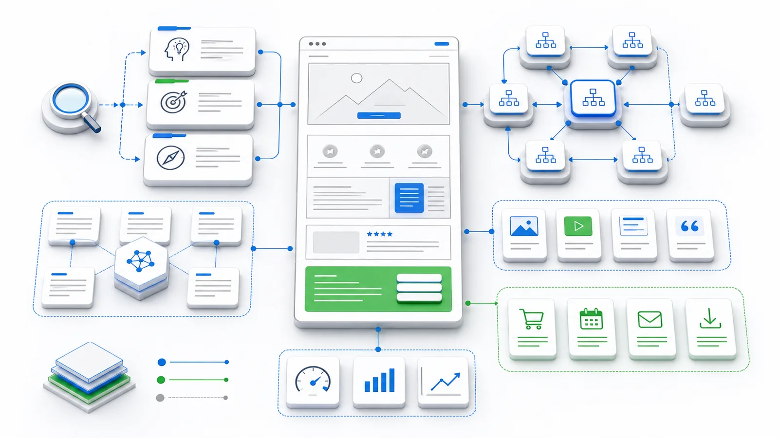 SEO Landingpages erstellen mit Suchintention, Seitenstruktur und interner Verlinkung