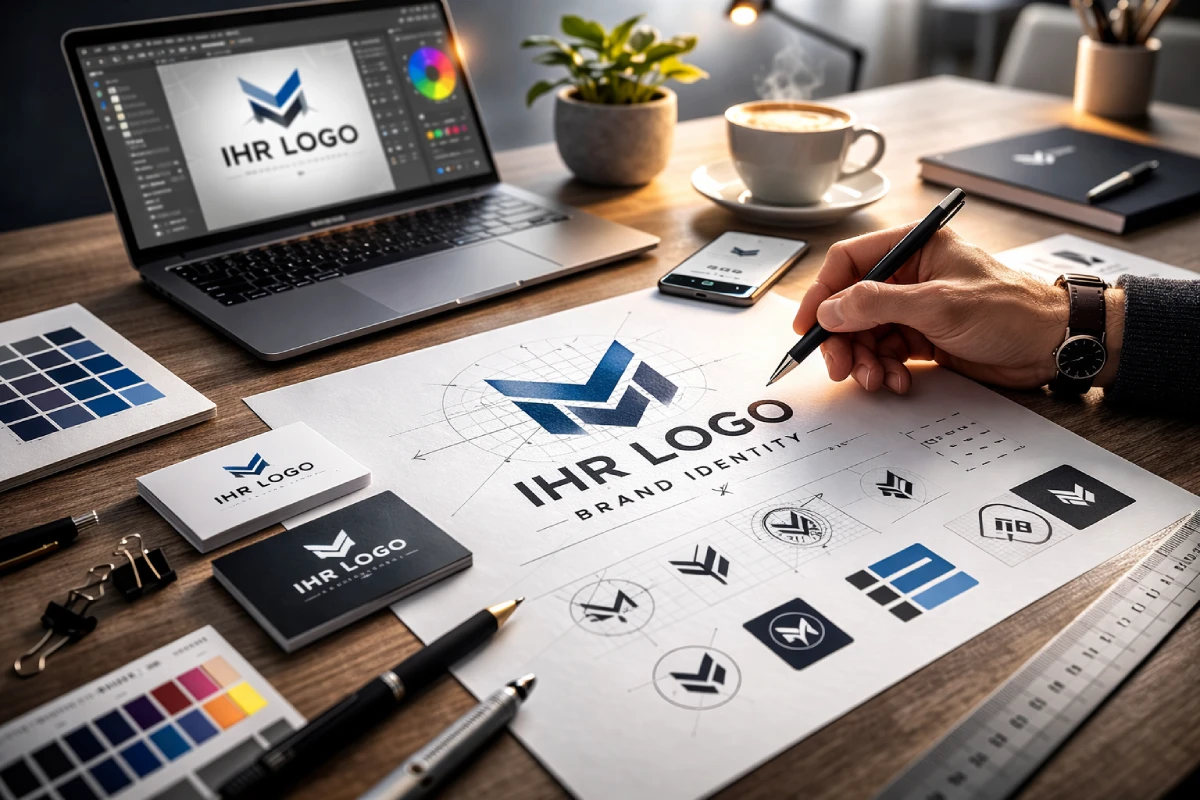 Logo Design Prozess – Professionelle Logo Erstellung am Arbeitsplatz