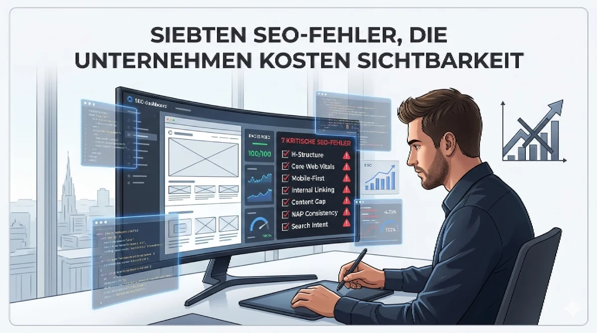 Die häufigsten SEO-Fehler auf Unternehmenswebsites in Wien